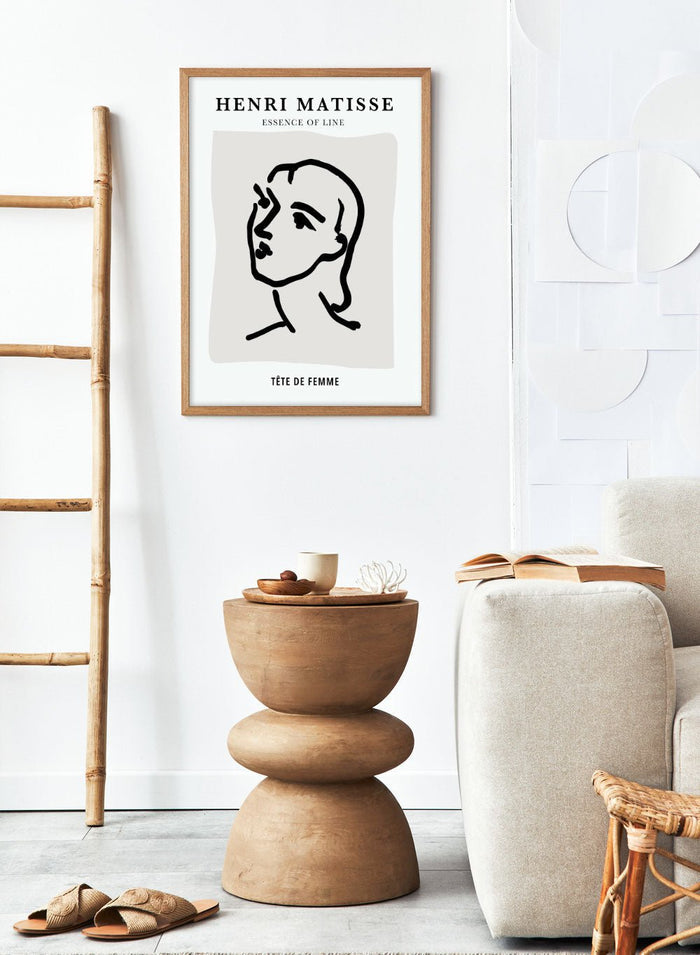 Sketch of Woman by Henri Matisse Print_Sugar & Canvas
