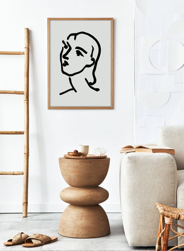 Sketch of Woman by Henri Matisse Print_Sugar & Canvas