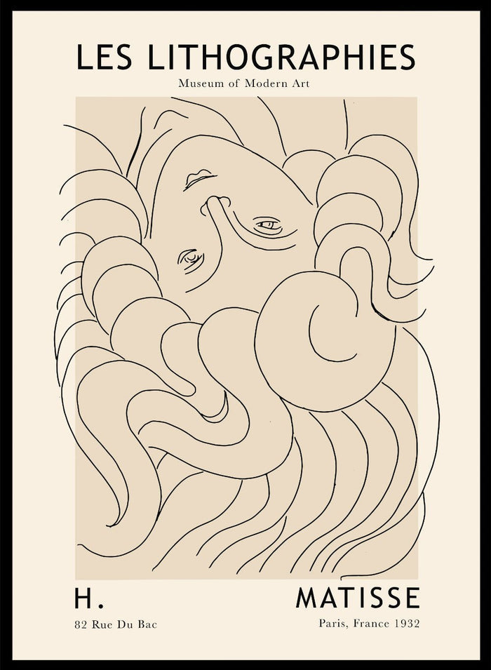 Sketch of Woman by Henri Matisse_Sugar & Canvas