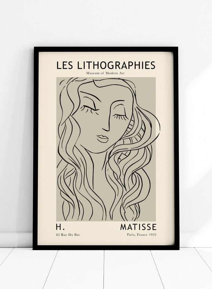 Sketch of Woman by Henri Matisse_Sugar & Canvas