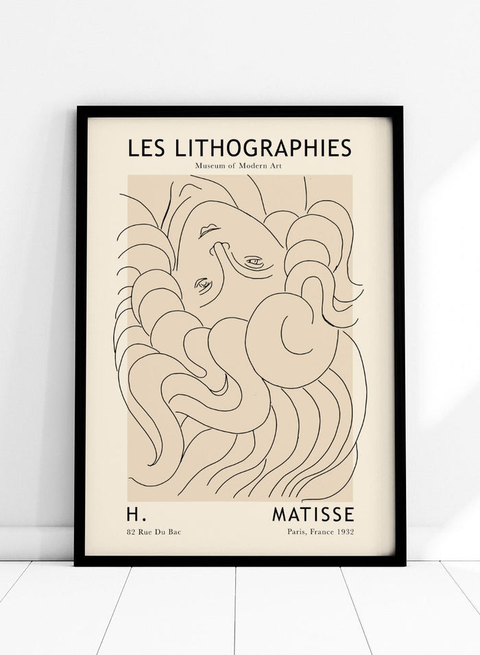 Sketch of Woman by Henri Matisse_Sugar & Canvas