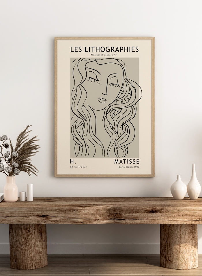 Sketch of Woman by Henri Matisse