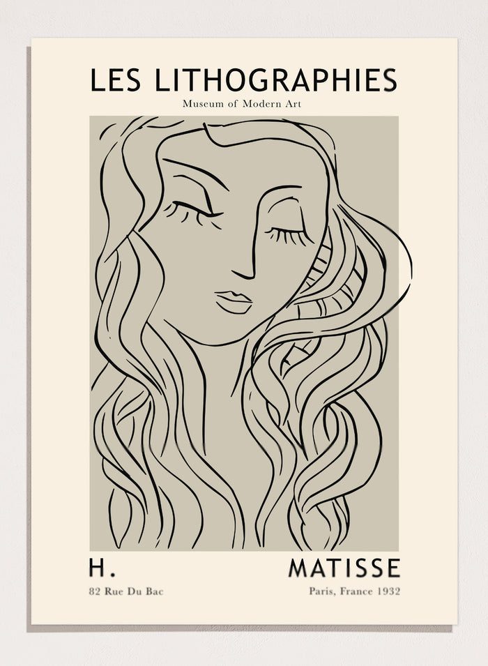 Sketch of Woman by Henri Matisse