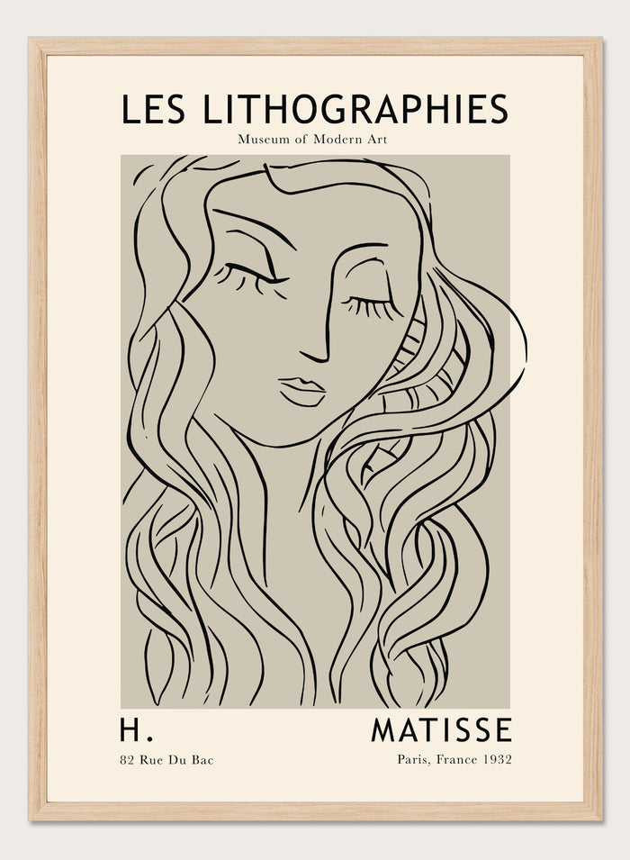 Sketch of Woman by Henri Matisse