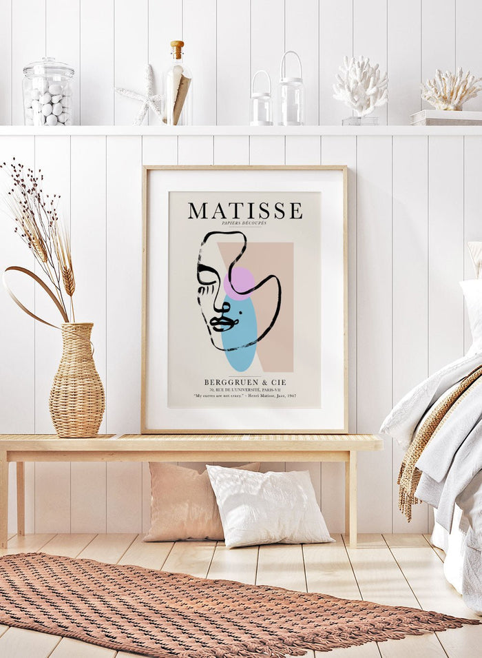 Sketch of Woman Matisse Print_Sugar & Canvas