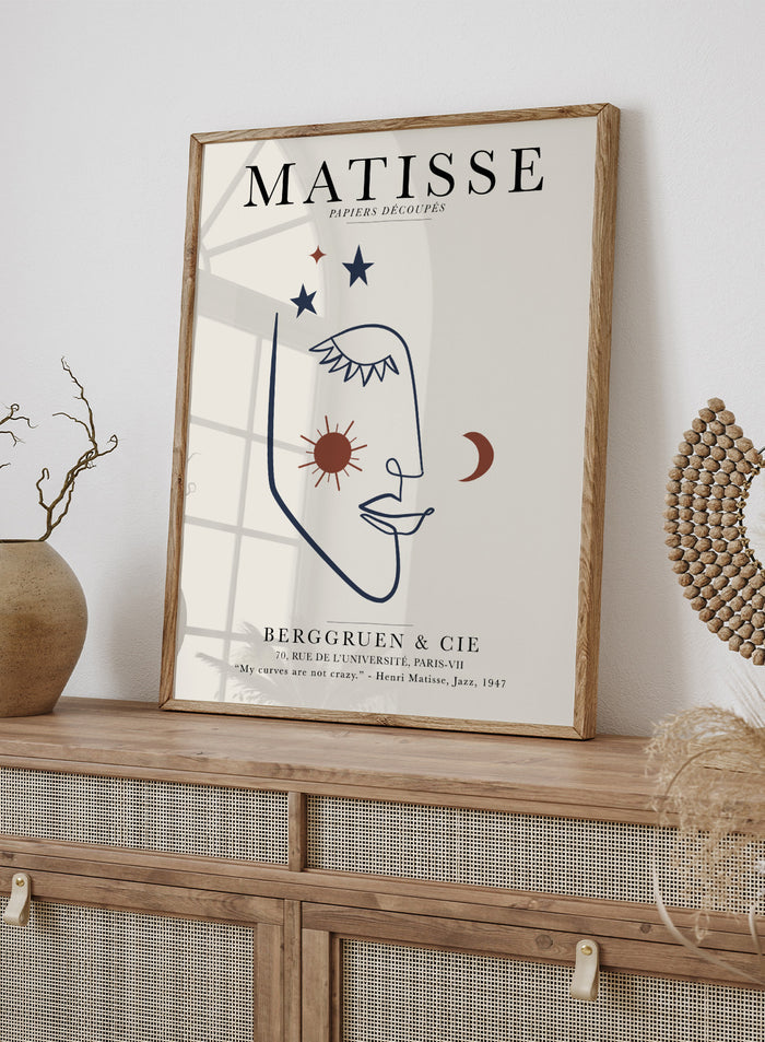 Sketch of Woman Matisse Print