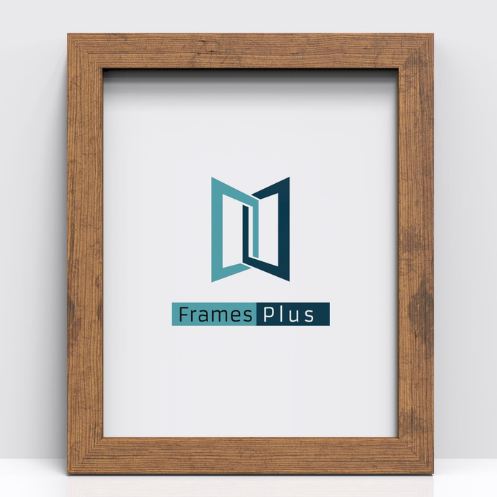 Sleek Range Rustic Picture, Photo & Poster Frame with FramesPlus insert, front view