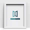 Sleek Range White Picture, Photo & Poster Frame with FramesPlus insert, front view
