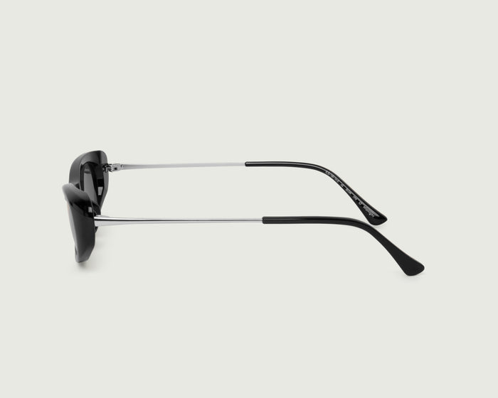 Ink::Slim Sunglasses cateye Black recycled polyester side