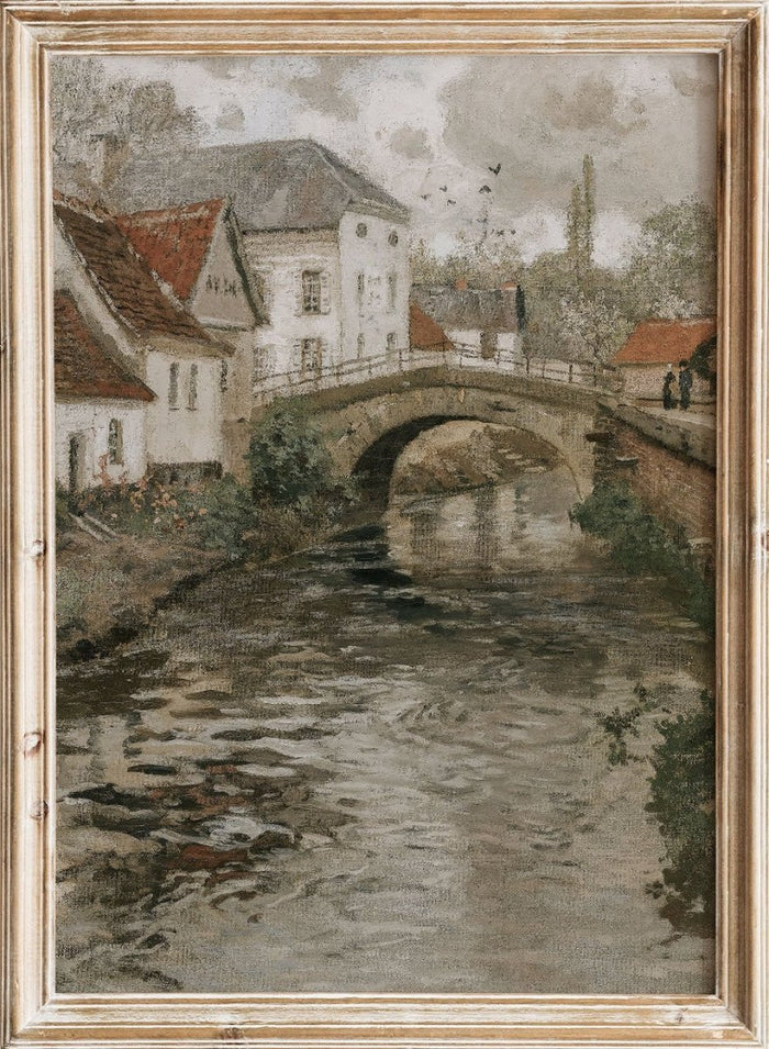 "Small Town Near La Panne, Belgium" Art Print_Sugar & Canvas_Thaulow Frits