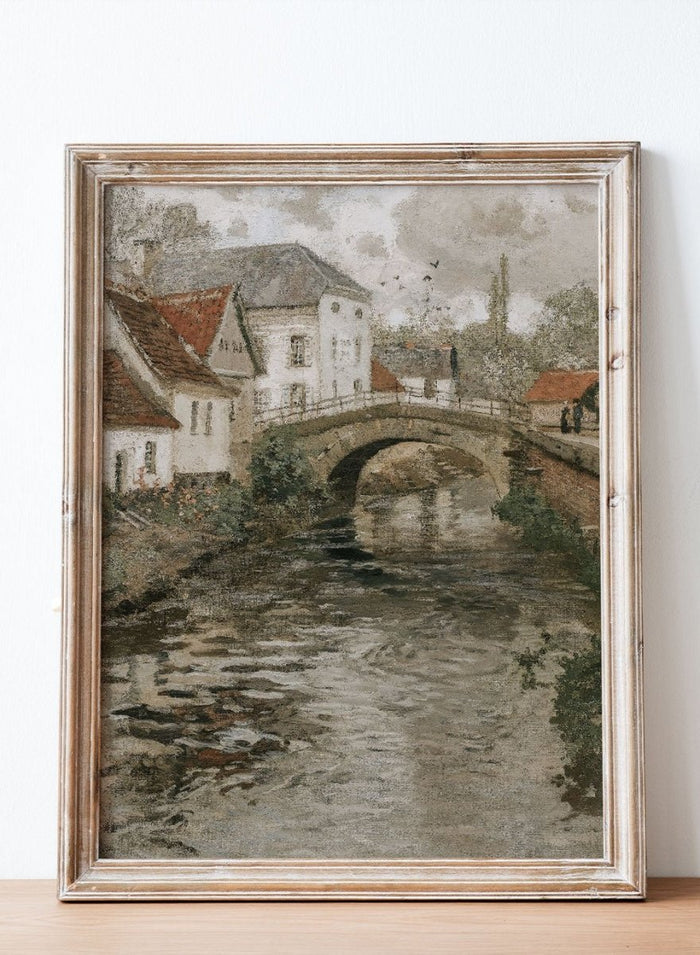 "Small Town Near La Panne, Belgium" Art Print_Sugar & Canvas_Thaulow Frits
