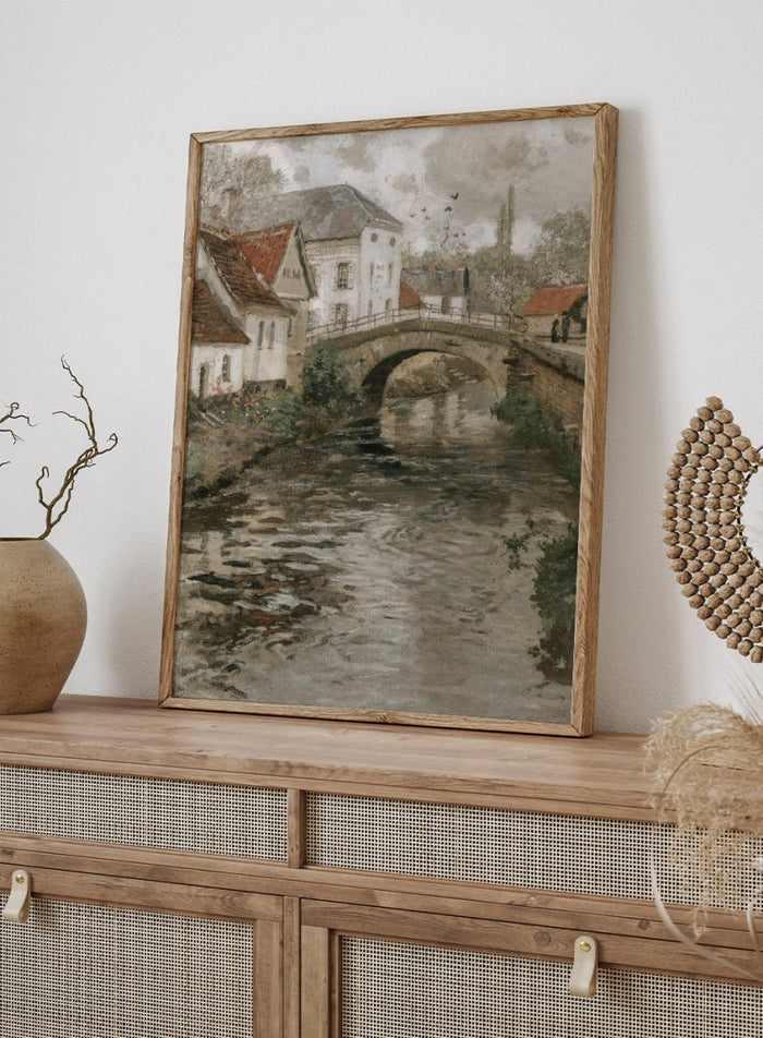 "Small Town Near La Panne, Belgium" Art Print_Sugar & Canvas_Thaulow Frits