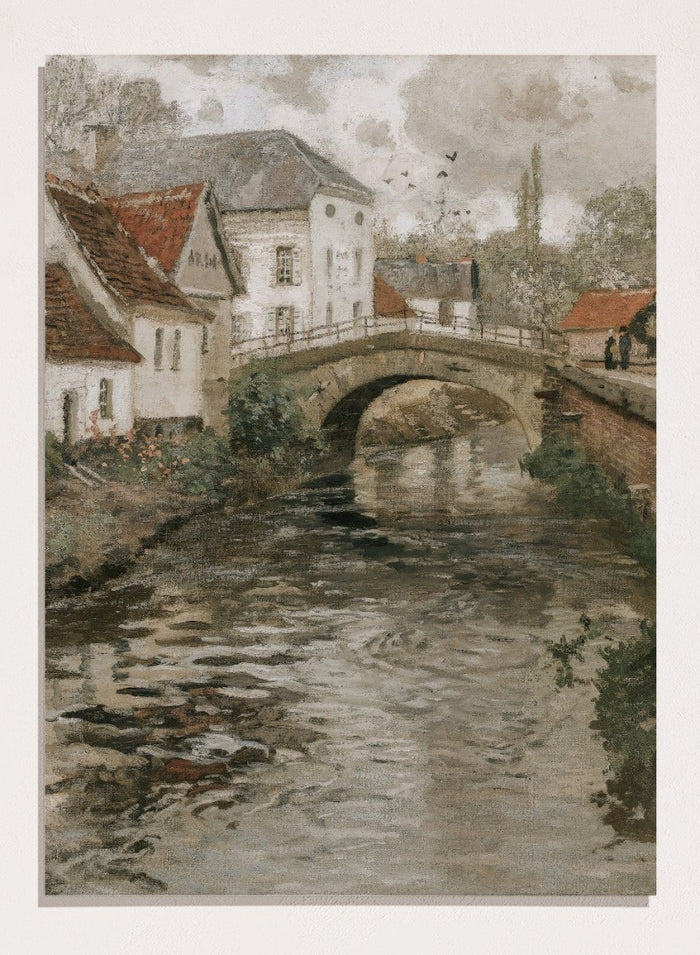 "Small Town Near La Panne, Belgium" Art Print_Sugar & Canvas_Thaulow Frits