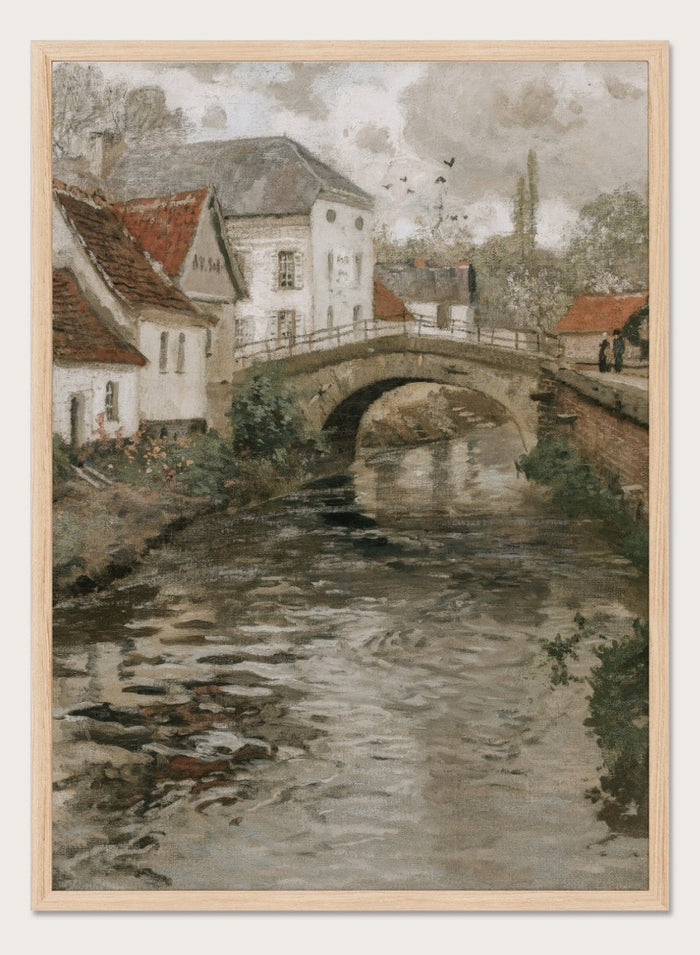 "Small Town Near La Panne, Belgium" Art Print_Sugar & Canvas_Thaulow Frits