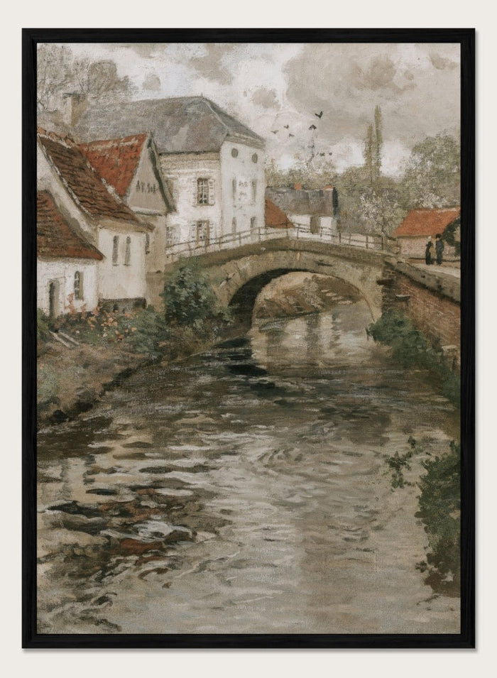 "Small Town Near La Panne, Belgium" Art Print_Sugar & Canvas_Thaulow Frits