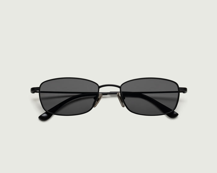 Charcoal::Smith Sunglasses rectangle Black metal top