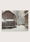 "Snefokk i Majorstuveien 8" Art Print_Sugar & Canvas_Amaldus Nielsen