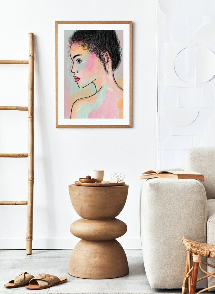 'Soft Gaze' Aesthetic Art Print_Sugar & Canvas_Sugar & Canvas