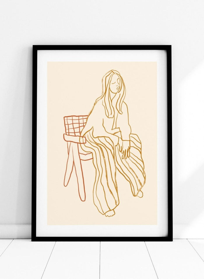 'Soft Stance' Aesthetic Art Print_Sugar & Canvas_Sugar & Canvas