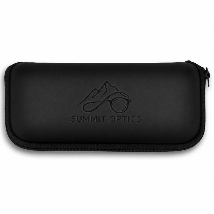Soft Zip Sunglasses Pouch - Black
