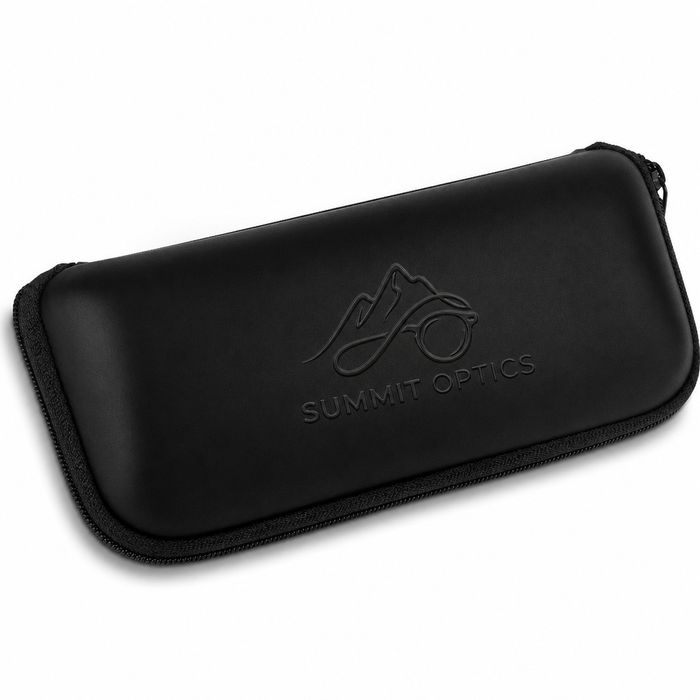 Soft Zip Sunglasses Pouch - Black