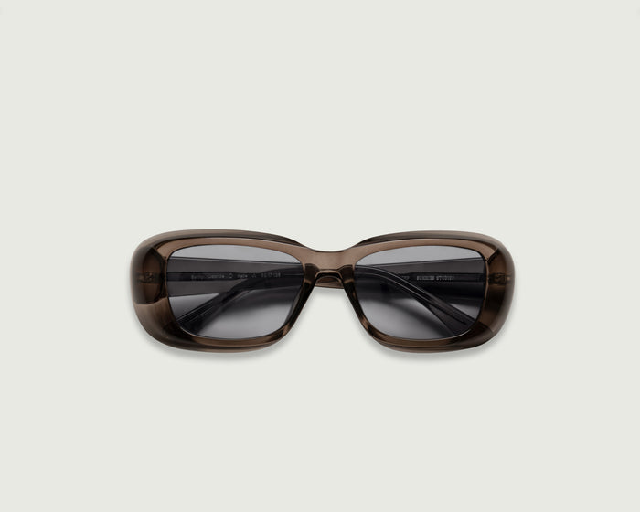 Licorice::Sonny Sunglasses Square Gray recycled polyester top