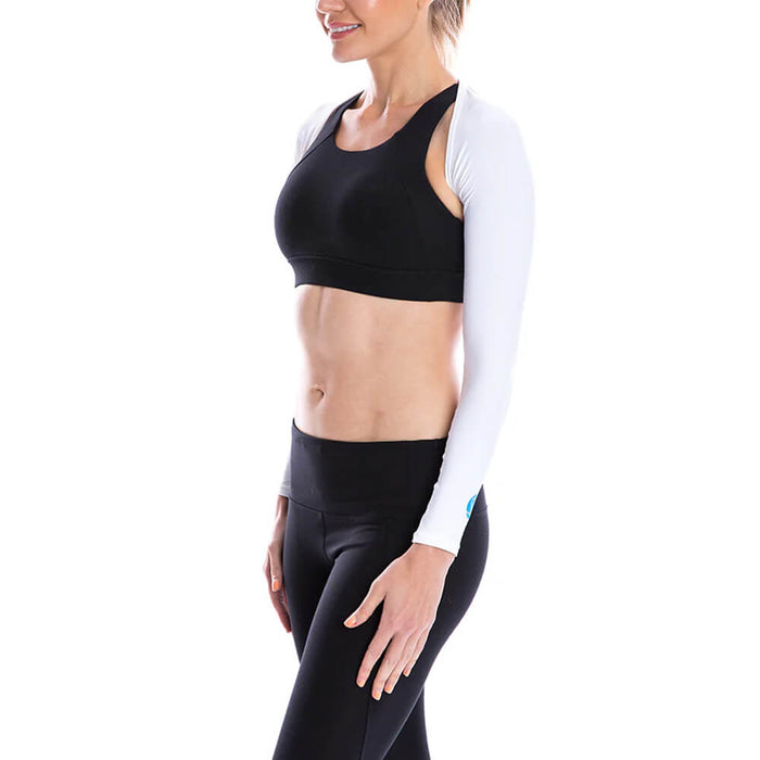 Sparms Cool Tech Plain Logo Golf Shoulder Wrap White - 26 Unisex