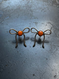 Spiny Oyster Bow Stud Earrings | 925 Sterling Silver G651
