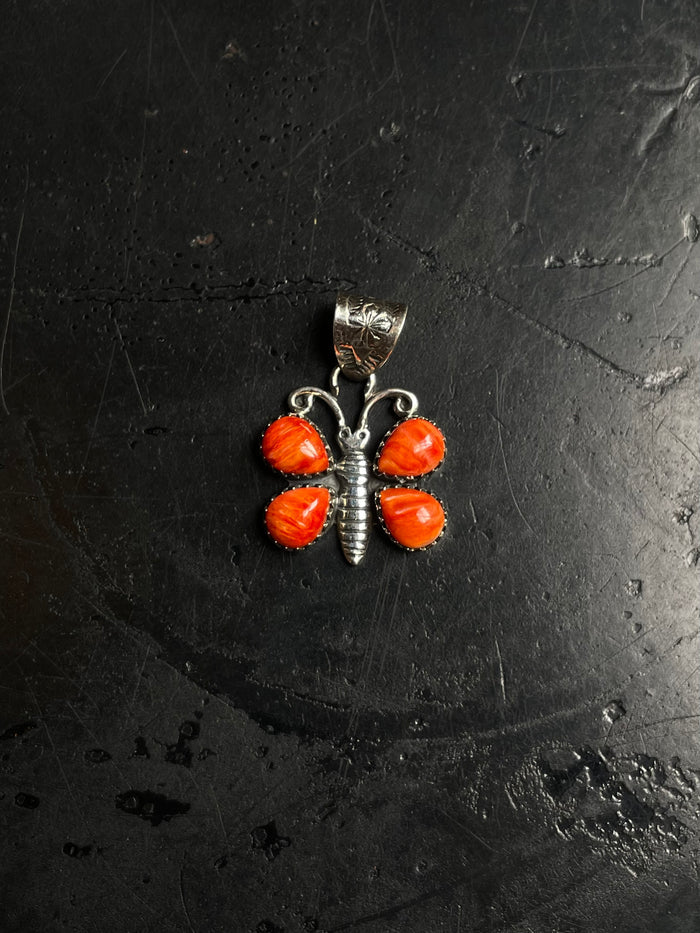 Spiny Oyster Butterfly Pendant | 925 Sterling Silver C961