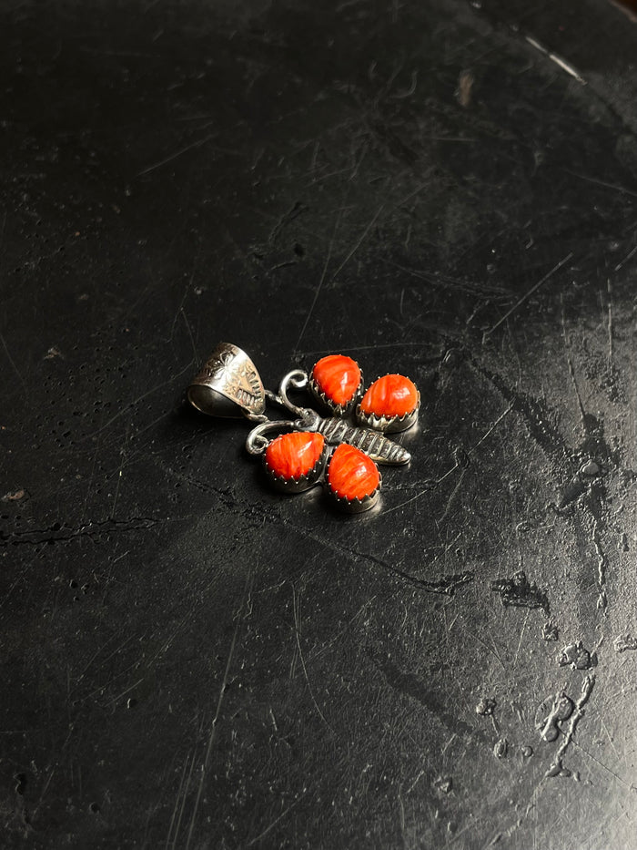 Spiny Oyster Butterfly Pendant | 925 Sterling Silver C961