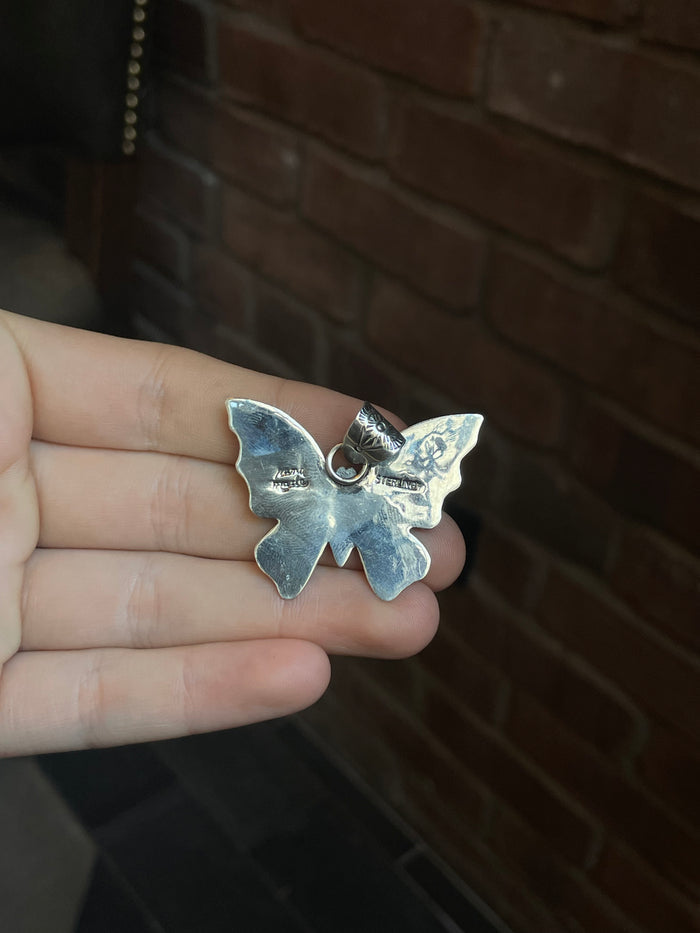 Spiny Oyster Butterfly Pendant | Sterling Silver 925 C632