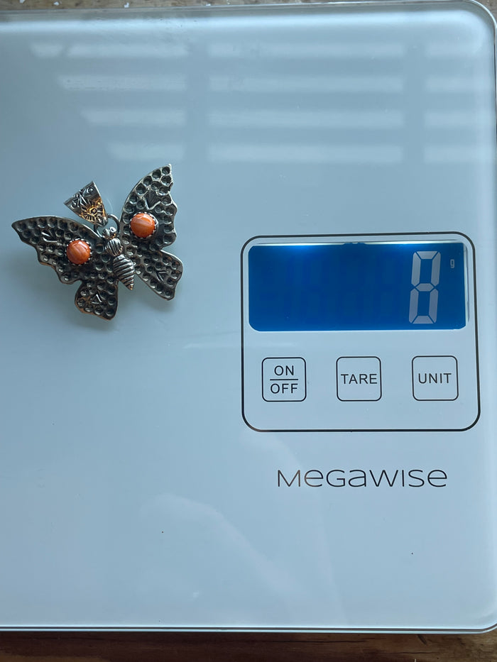 Spiny Oyster Butterfly Pendant | Sterling Silver 925 C632