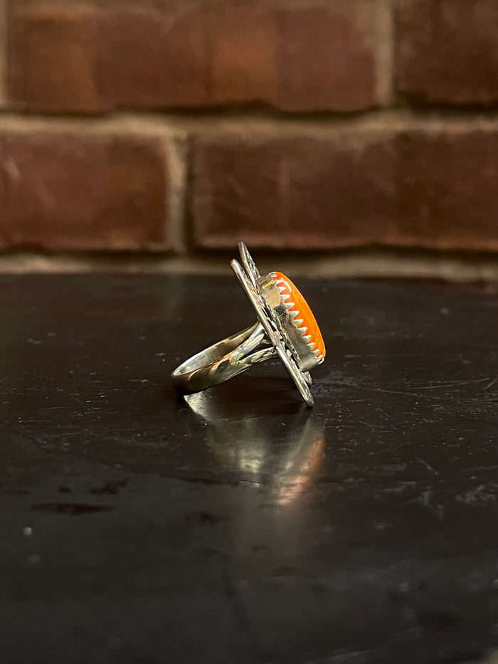 Spiny Oyster Butterfly Ring Size 6 | 925 Sterling Silver G197