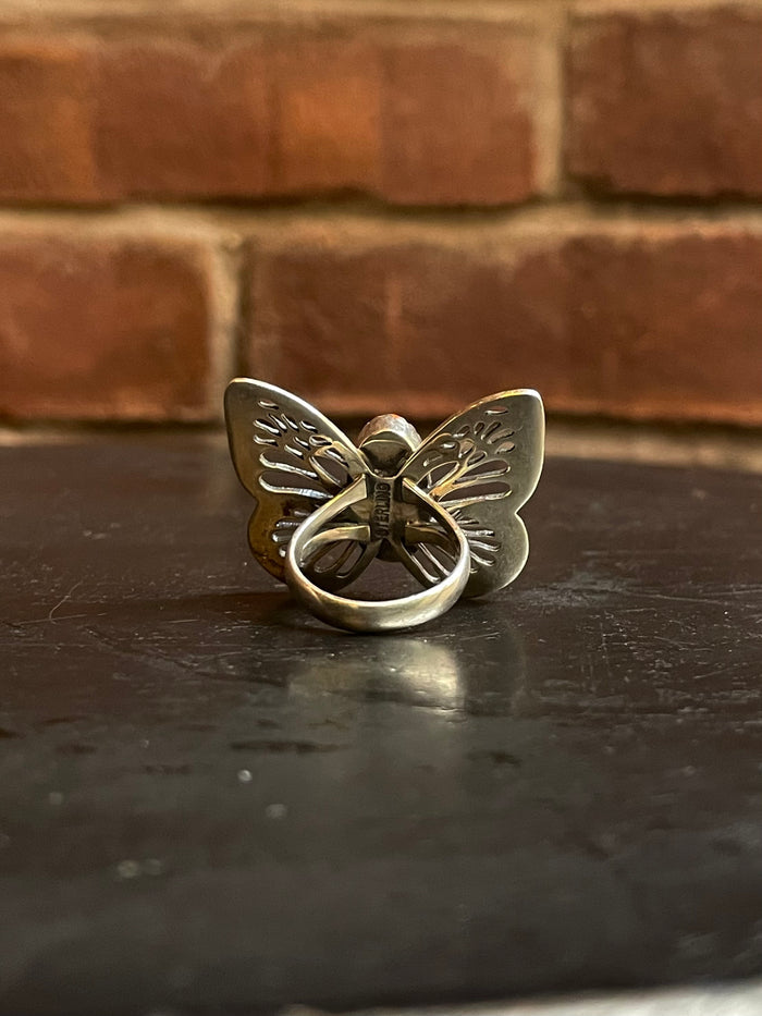 Spiny Oyster Butterfly Ring Size 6 | 925 Sterling Silver G197