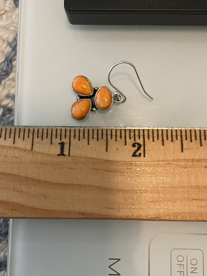 Spiny Oyster Hook Earrings | 925 Sterling Silver G249