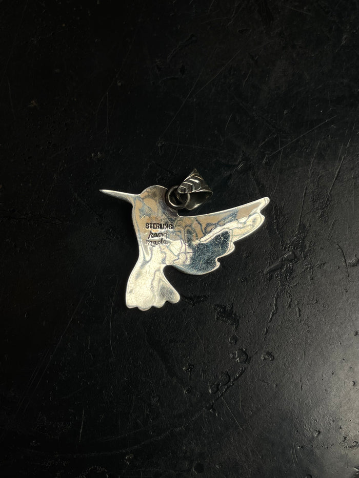 Spiny Oyster Hummingbird Pendant | 925 Sterling Silver C963
