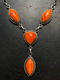 Spiny Oyster Lariat Necklace | 925 Sterling Silver G258