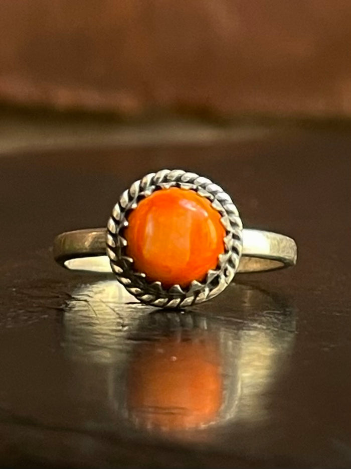 Spiny Oyster Ring Size 7 | 925 Sterling Silver G552