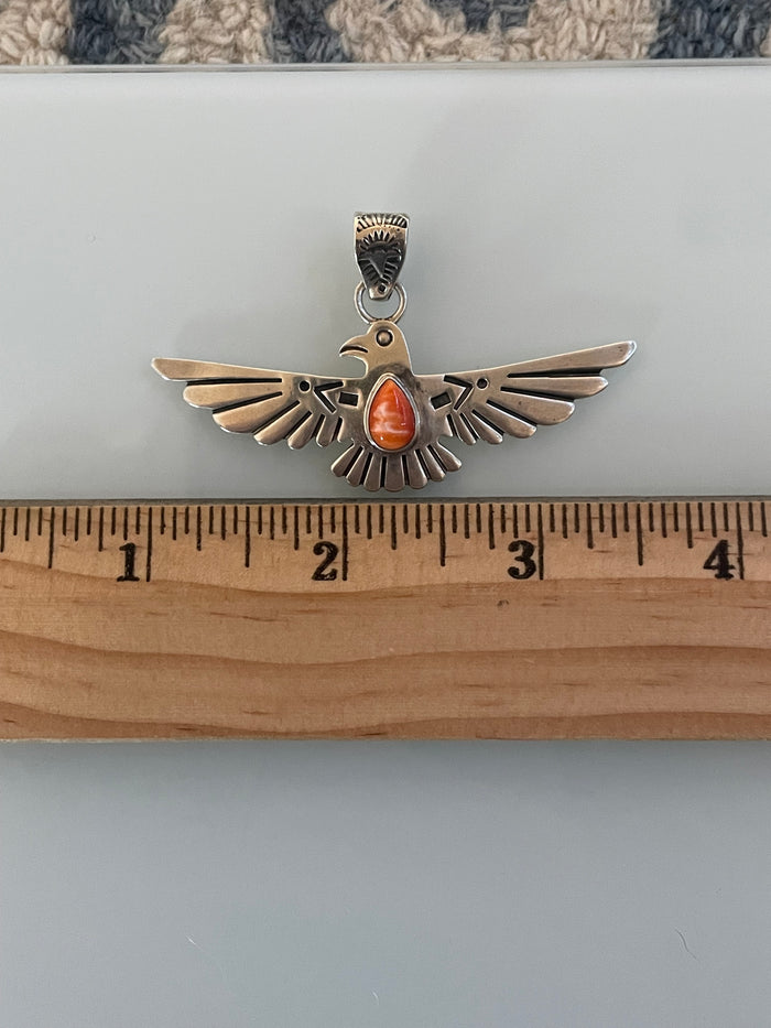Spiny Oyster Thunderbird Pendant | 925 Sterling Silver C960