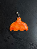 Spiny Oyster Whale Tail Pendant | 925 Sterling Silver E274