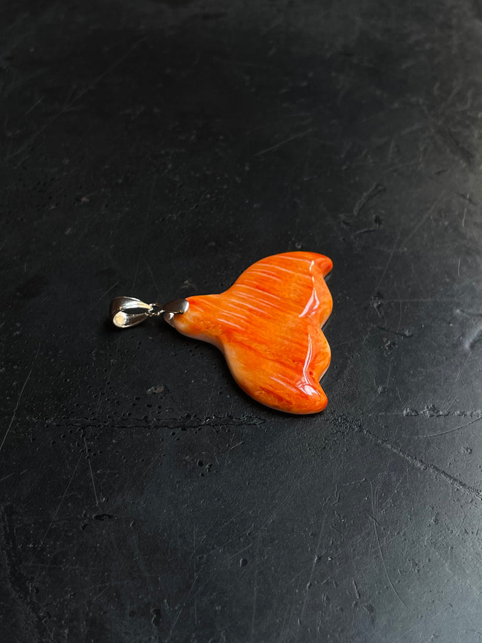 Spiny Oyster Whale Tail Pendant | 925 Sterling Silver E274