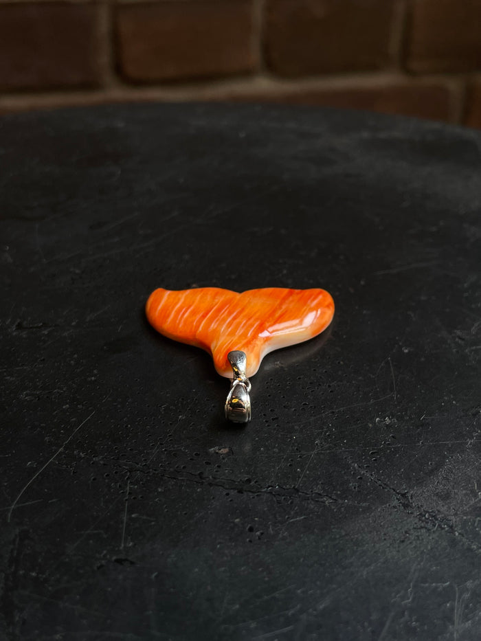 Spiny Oyster Whale Tail Pendant | 925 Sterling Silver E274