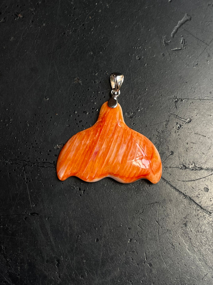 Spiny Oyster Whale Tail Pendant | 925 Sterling Silver E277