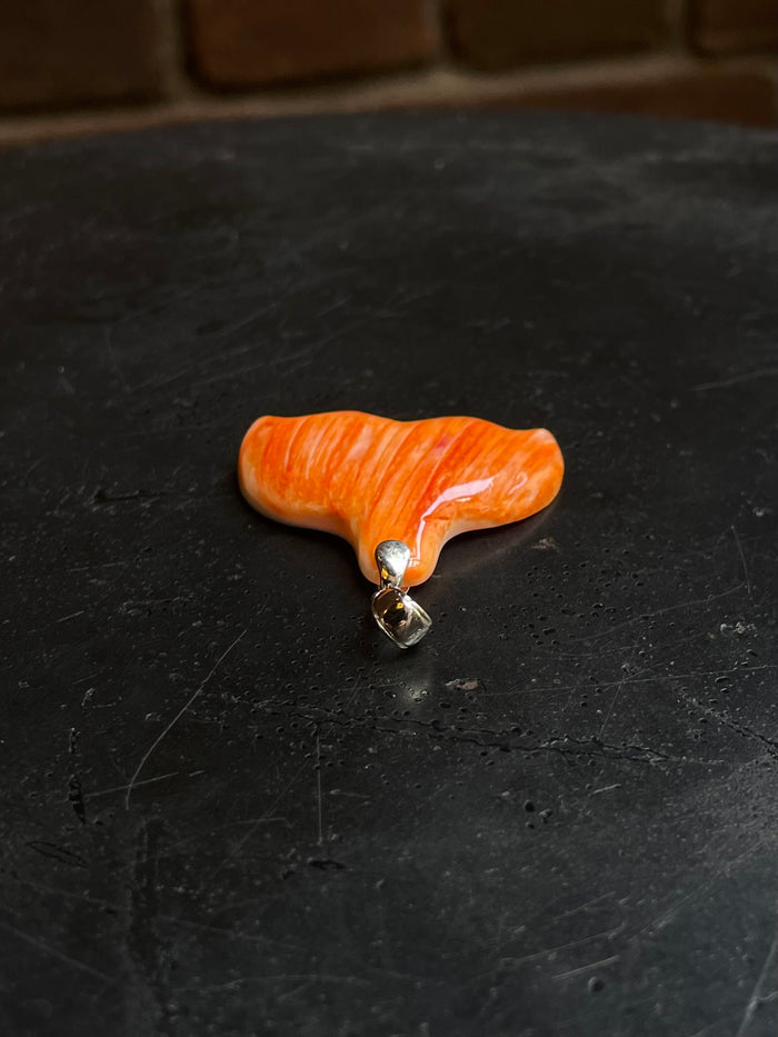 Spiny Oyster Whale Tail Pendant | 925 Sterling Silver E277