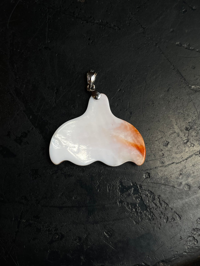 Spiny Oyster Whale Tail Pendant | 925 Sterling Silver E277