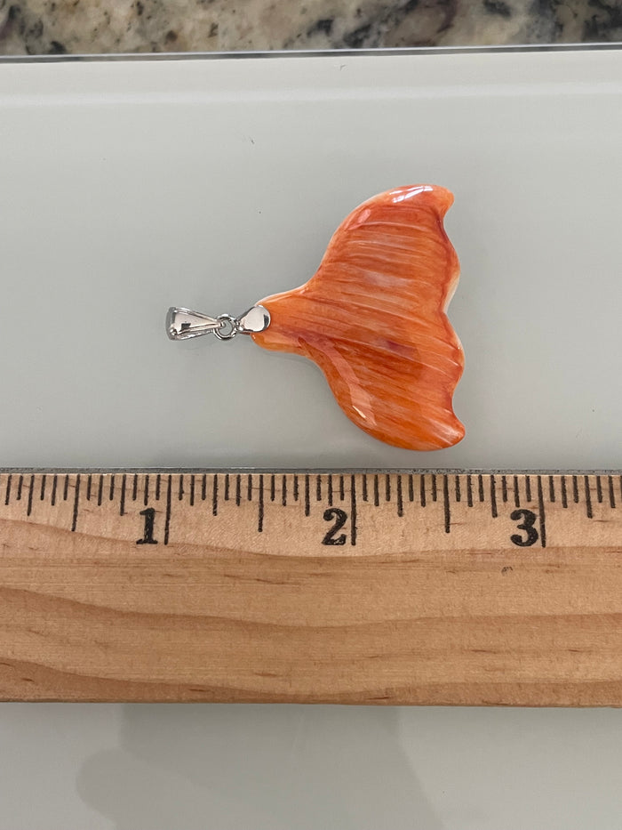 Spiny Oyster Whale Tail Pendant | 925 Sterling Silver E277