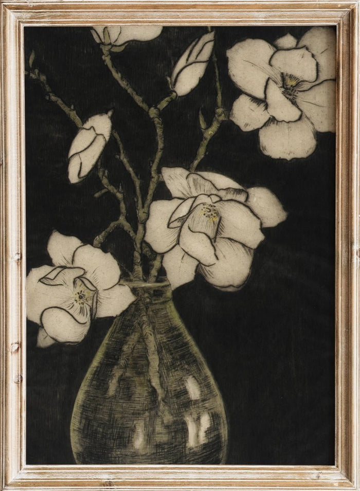"Spring Blossoms (Tree Magnolia)" Art Print_Sugar & Canvas_Bertha E. Jaques