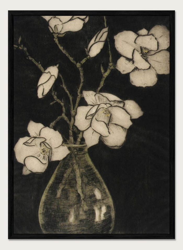 "Spring Blossoms (Tree Magnolia)" Art Print_Sugar & Canvas_Bertha E. Jaques