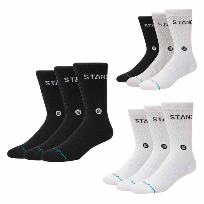 Stance Origin 3 Pack Crew Golf Socks - SP26 Unisex