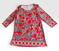 Star Vixen Preowned great condition Size M Red/multi Tunic